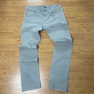 RVCA Men's Soft Gray Slim Jeans